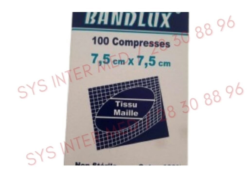 COMPRESSES NON STERILE 100 PCS